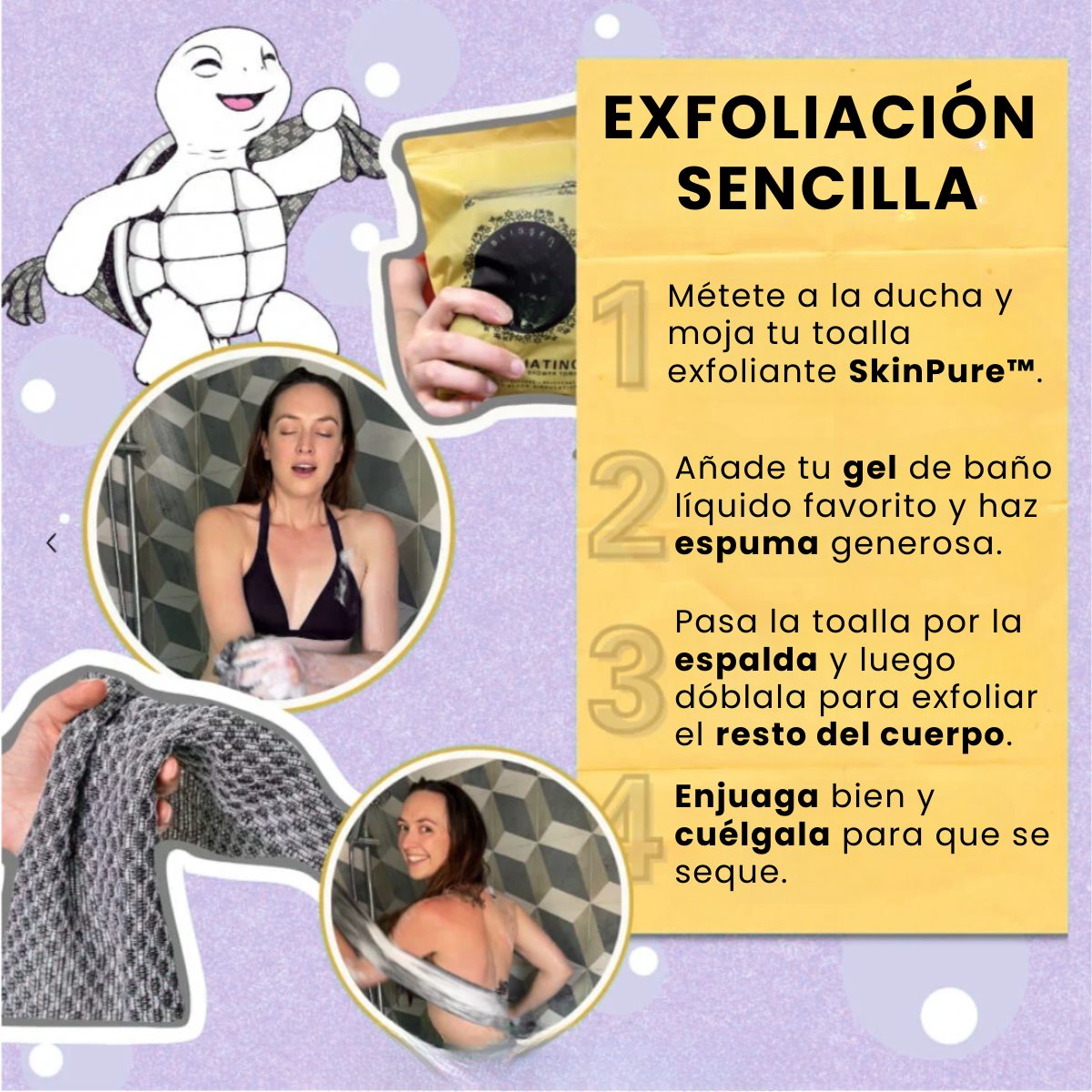 Pompia™ – Antibacterial Exfoliating Towel