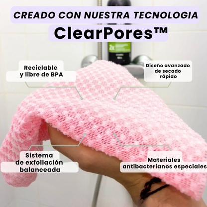 Pompia™ – Antibacterial Exfoliating Towel